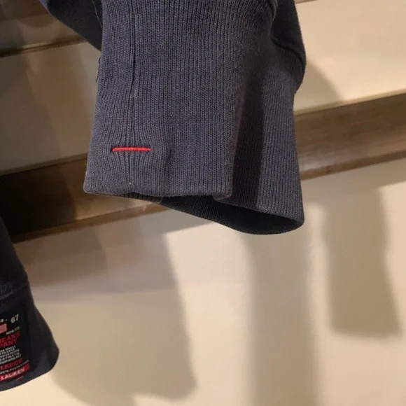 Ralph Lauren Polo Dark Blue Zip-Up Hoodie - Picture 8 of 11